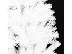 vidaXL Künstlicher Weihnachtsbaum Naturgetreue Nadeln Weiß 120 cm