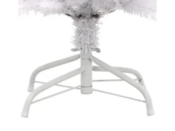 vidaXL Künstlicher Weihnachtsbaum Klappbar mit Ständer Weiß 120 cm