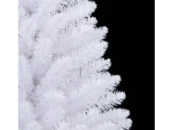 vidaXL Künstlicher Weihnachtsbaum Klappbar mit Ständer Weiß 120 cm