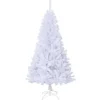 vidaXL Künstlicher Weihnachtsbaum mit Dicken Zweigen Weiß 120 cm PVC