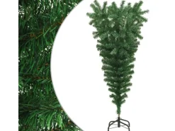 vidaXL Künstlicher Weihnachtsbaum mit Ständer Umgekehrt Grün 120 cm