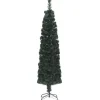 vidaXL Künstlicher Weihnachtsbaum Schlank mit Ständer 240 cm Glasfaser