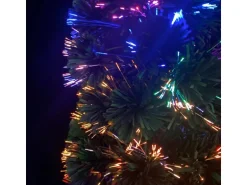 vidaXL Künstlicher Weihnachtsbaum Schlank mit Ständer 240 cm Glasfaser