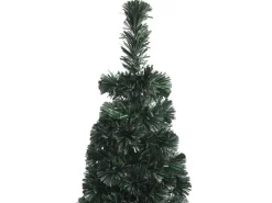 vidaXL Künstlicher Weihnachtsbaum Schlank mit Ständer 240 cm Glasfaser