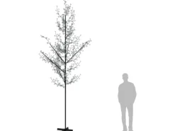 vidaXL LED-Baum mit Kirschblüten Warmweiß 672 LEDs 400 cm