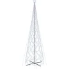 vidaXL LED-Weihnachtsbaum Kegelform Kaltweiß 3000 LEDs 230x800 cm
