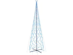 vidaXL LED-Weihnachtsbaum Kegelform Blau 3000 LEDs 230x800 cm