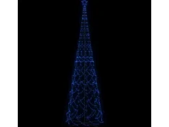 vidaXL LED-Weihnachtsbaum Kegelform Blau 3000 LEDs 230x800 cm