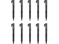 vidaXL LED-Weihnachtsbaum mit Erdnägeln Warmweiß 310 LEDs 300 cm