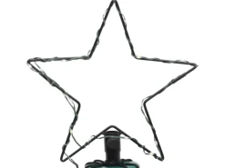 vidaXL LED-Weihnachtsbaum mit Erdnägeln Warmweiß 310 LEDs 300 cm