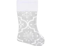 vidaXL Luxus-Weihnachtsbaumdecke mit Socke Weiß 150 cm Stoff