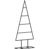 vidaXL Metall-Weihnachtsbaum Deko Schwarz 60 cm Modell 1