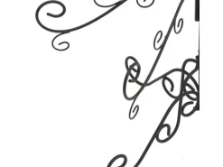 vidaXL Metall-Weihnachtsbaum für Dekorationen Schwarz 215 cm