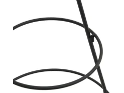 vidaXL Metall-Weihnachtsbaum für Dekorationen Schwarz 125 cm Modell 1