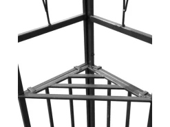 vidaXL Pavillon mit LED-Lichterkette 3x3 m Anthrazit Modell 1