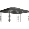 vidaXL Pavillon mit LED-Lichterkette 3x4 m Anthrazit Modell 1