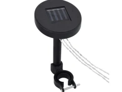 vidaXL Pavillon mit LED-Lichterkette 3x4 m Taupe