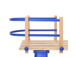 vidaXL Rückenlehne für Schlitten Blau Sperrholz