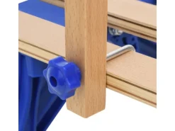 vidaXL Rückenlehne für Schlitten Blau Sperrholz