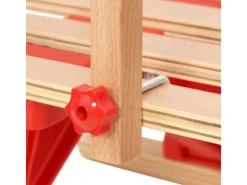 vidaXL Rückenlehne für Schlitten Rot Sperrholz