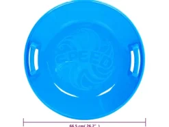 vidaXL Rutschteller Blau 66,5 cm PP
