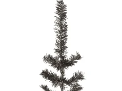 vidaXL Schlanker Weihnachtsbaum Schwarz 180 cm