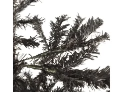 vidaXL Schlanker Weihnachtsbaum Schwarz 180 cm