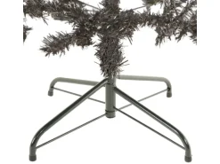 vidaXL Schlanker Weihnachtsbaum Schwarz 240 cm