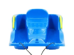 vidaXL Schlitten mit Bremsen Blau 87x40x18 cm Polypropylen