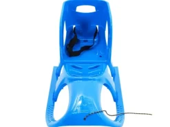 vidaXL Schlitten mit Lehne Blau 102,5x40x23 cm Polypropylen
