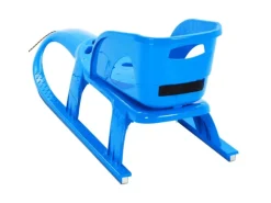 vidaXL Schlitten mit Lehne Blau 102,5x40x23 cm Polypropylen