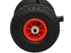 vidaXL Schneeschaufel mit Rädern