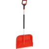 vidaXL Schneeschaufel Rot 136 cm Aluminium