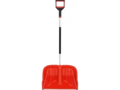vidaXL Schneeschaufel Rot 136 cm Aluminium