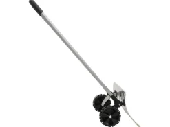 vidaXL Schneeschieber mit Teleskopgriff Silbern 61 cm Stahl