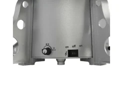 vidaXL Schneiender Weihnachtsbaum mit Schirmfuß Weiß 170 cm