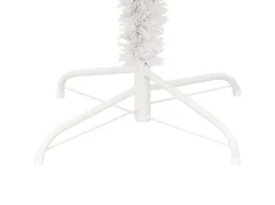 vidaXL Spiral-Weihnachtsbaum mit Ständer und LEDs Weiß 180 cm PVC