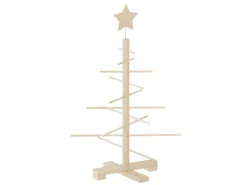 vidaXL Weihnachtsbaum Holz Zum Schmücken 75 cm Massivholz Kiefer