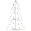 vidaXL Weihnachtsbaum Kegelform 240 LEDs Indoor und Outdoor 118x180 cm Modell 1