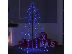 vidaXL Weihnachtsbaum Kegelform 160 LEDs Indoor Outdoor 78x120 cm Modell 2