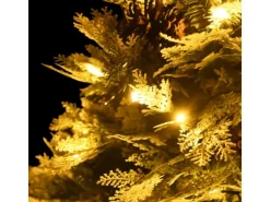 vidaXL Weihnachtsbaum mit LEDs   Kiefernzapfen Grün 150 cm PVC   PE Modell 2