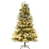 vidaXL Weihnachtsbaum mit LEDs & Kiefernzapfen Grün 195 cm PVC & PE Modell 2