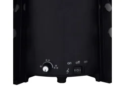 vidaXL Weihnachtsbaum mit Schnee und Schirm-Fuß Blau 170 cm PVC