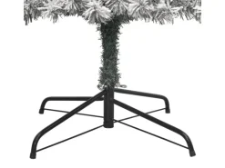 vidaXL Weihnachtsbaum Schlank mit Ständer Beschneit 300 cm PVC