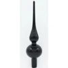 Vitbis Weihnachtsbaumspitze 6 cm Schwarz Glänzend