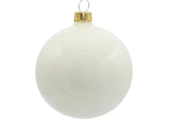 Vitbis Weihnachtskugeln 6-teilig Ø 8 cm Perlweiß