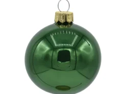 Vitbis Weihnachtskugel-Set Glas 4 Größen Grün Mix 60 Stück