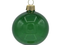 Vitbis Weihnachtskugel-Set Glas 4 Größen Grün Mix 60 Stück