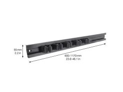 Wagner Gerätehalter 5-teilig Clips & Schiene Ausziehbar 60-110 mm x 55 cm