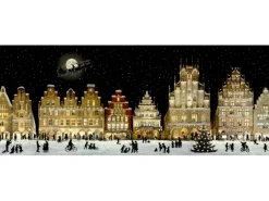 Wandkalender Weihnachtliches Stadtpanorama
